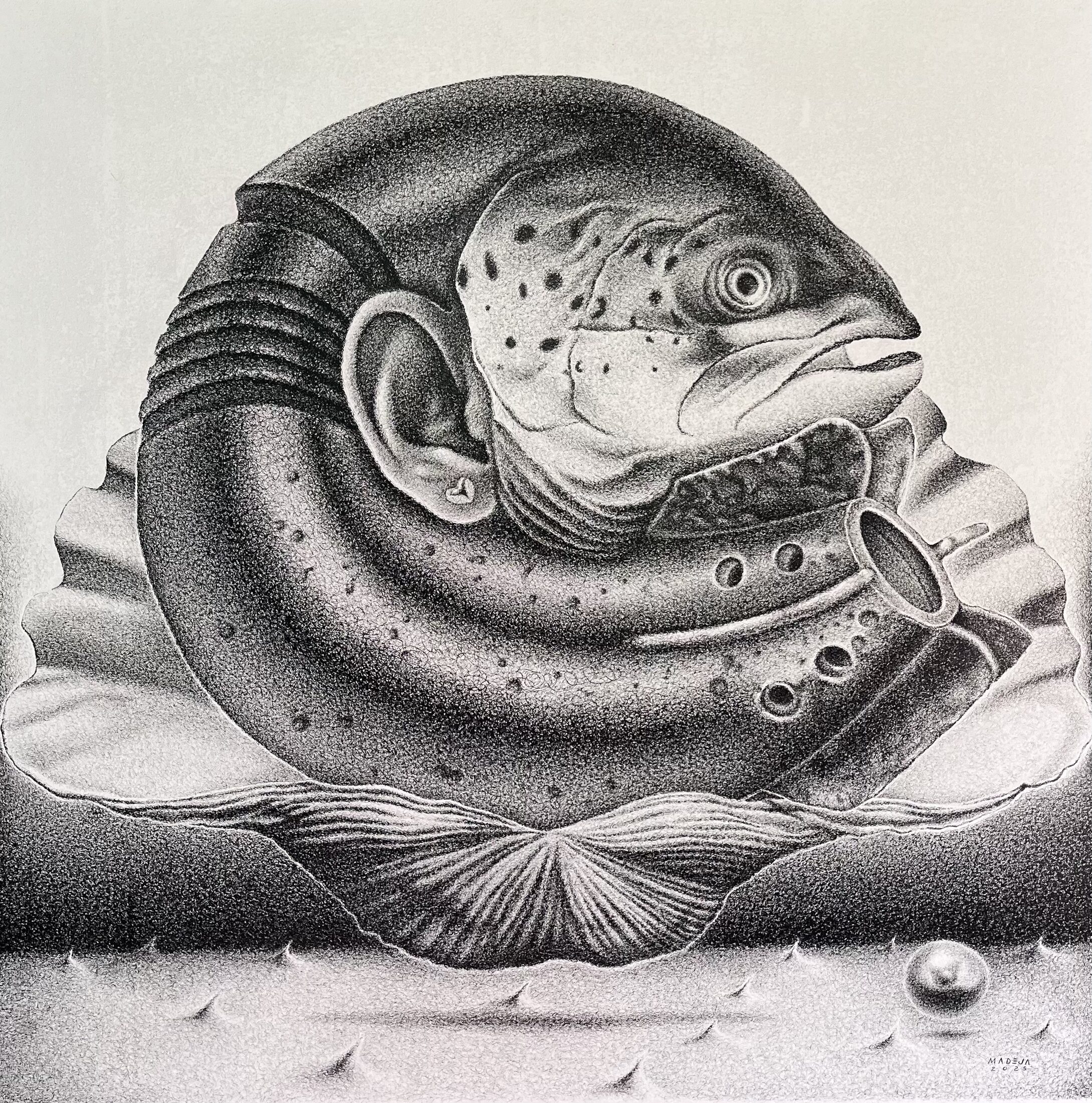Tagapakinig — a coiled fish with a human ear